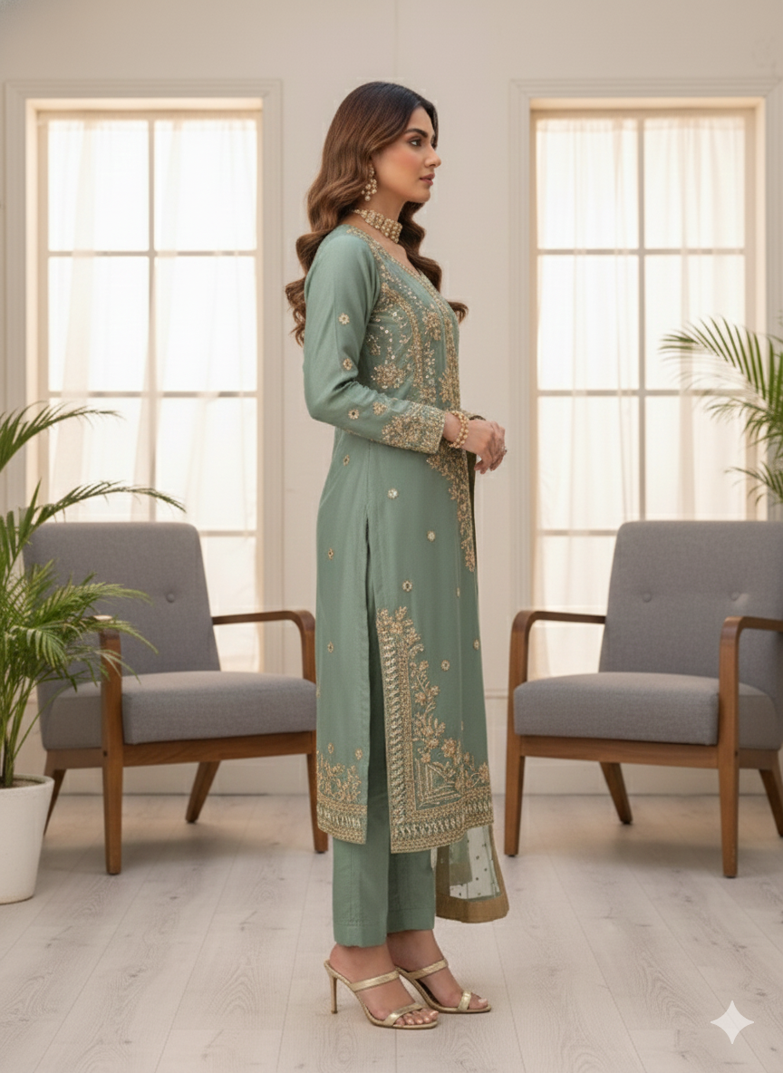 Pastel Green Dress_013