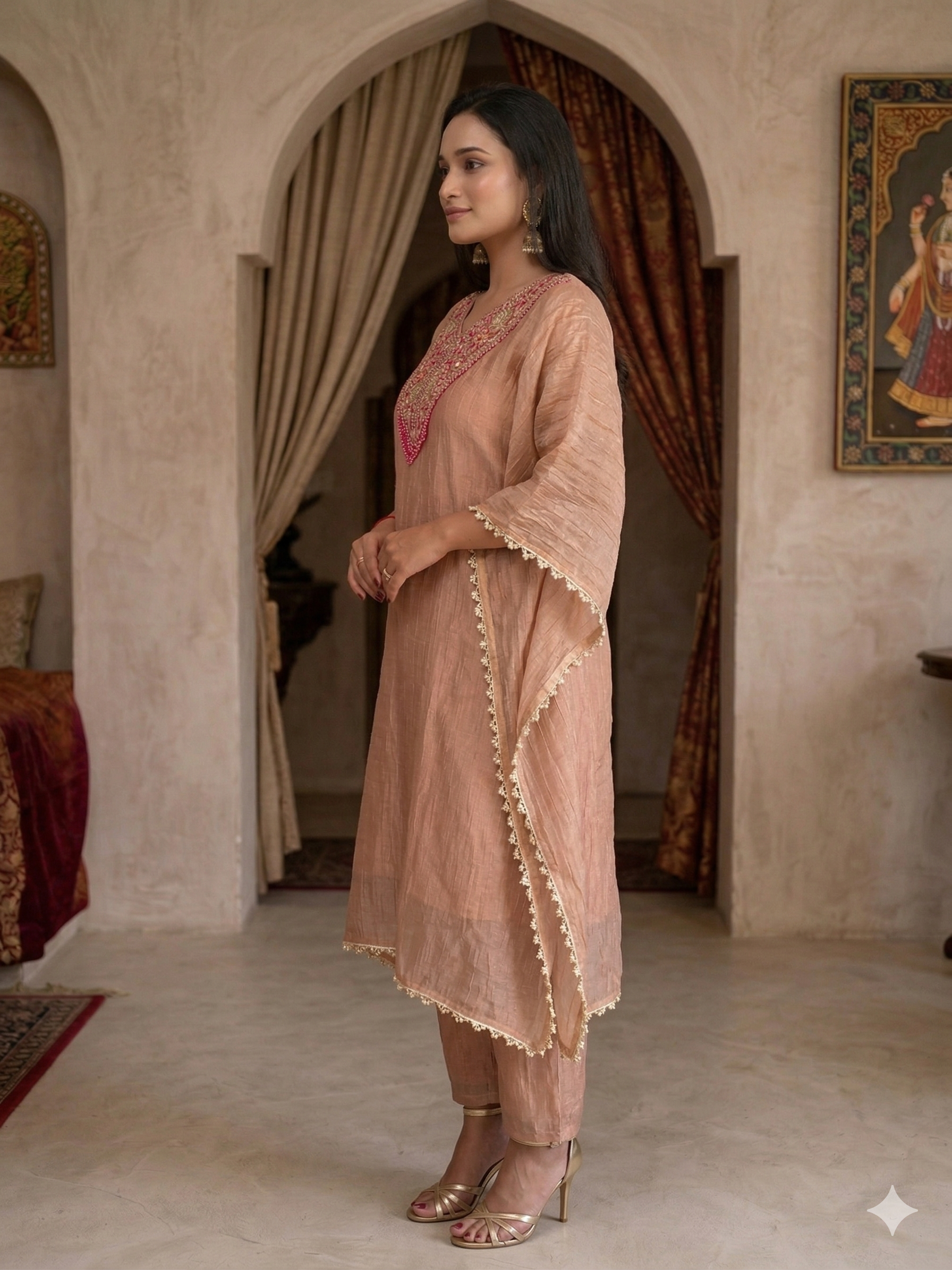 Pink Kaftan dress_088