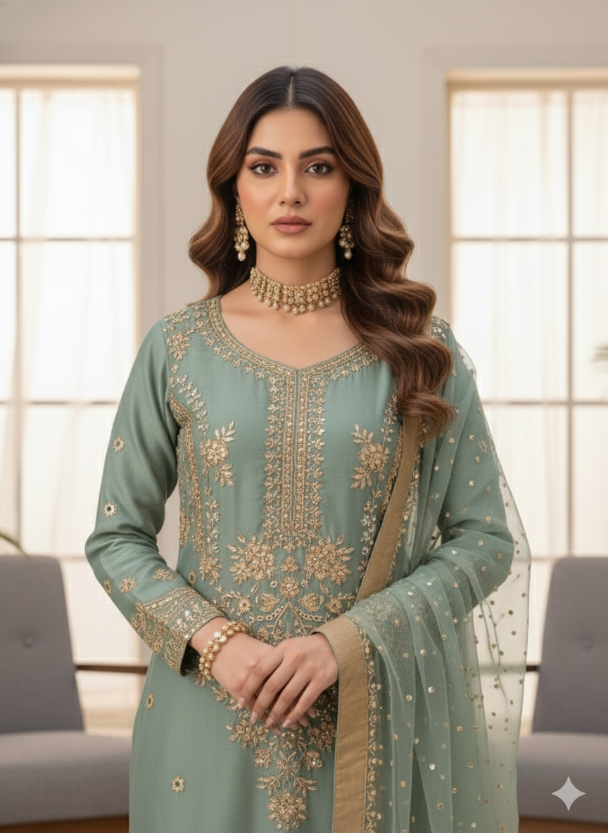 Pastel Green Dress_013