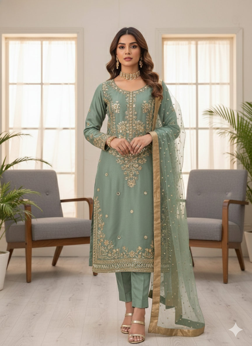 Pastel Green Dress_013