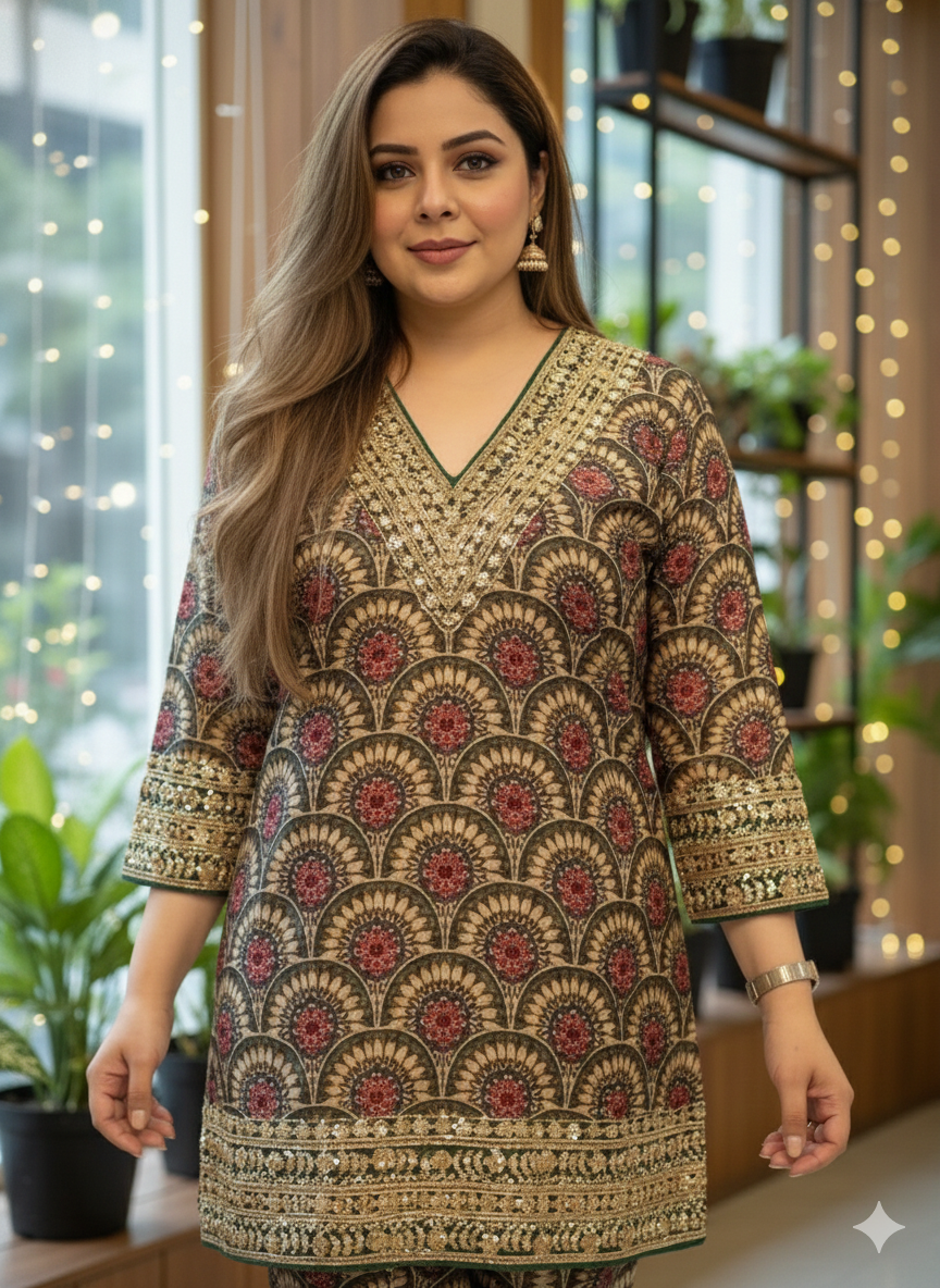 Green Co-ord Set_004