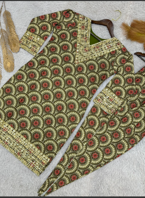 Green Co-ord Set_004