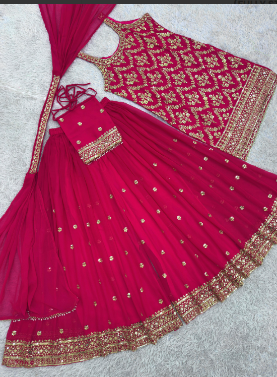 Pink Palazzo Dress_011